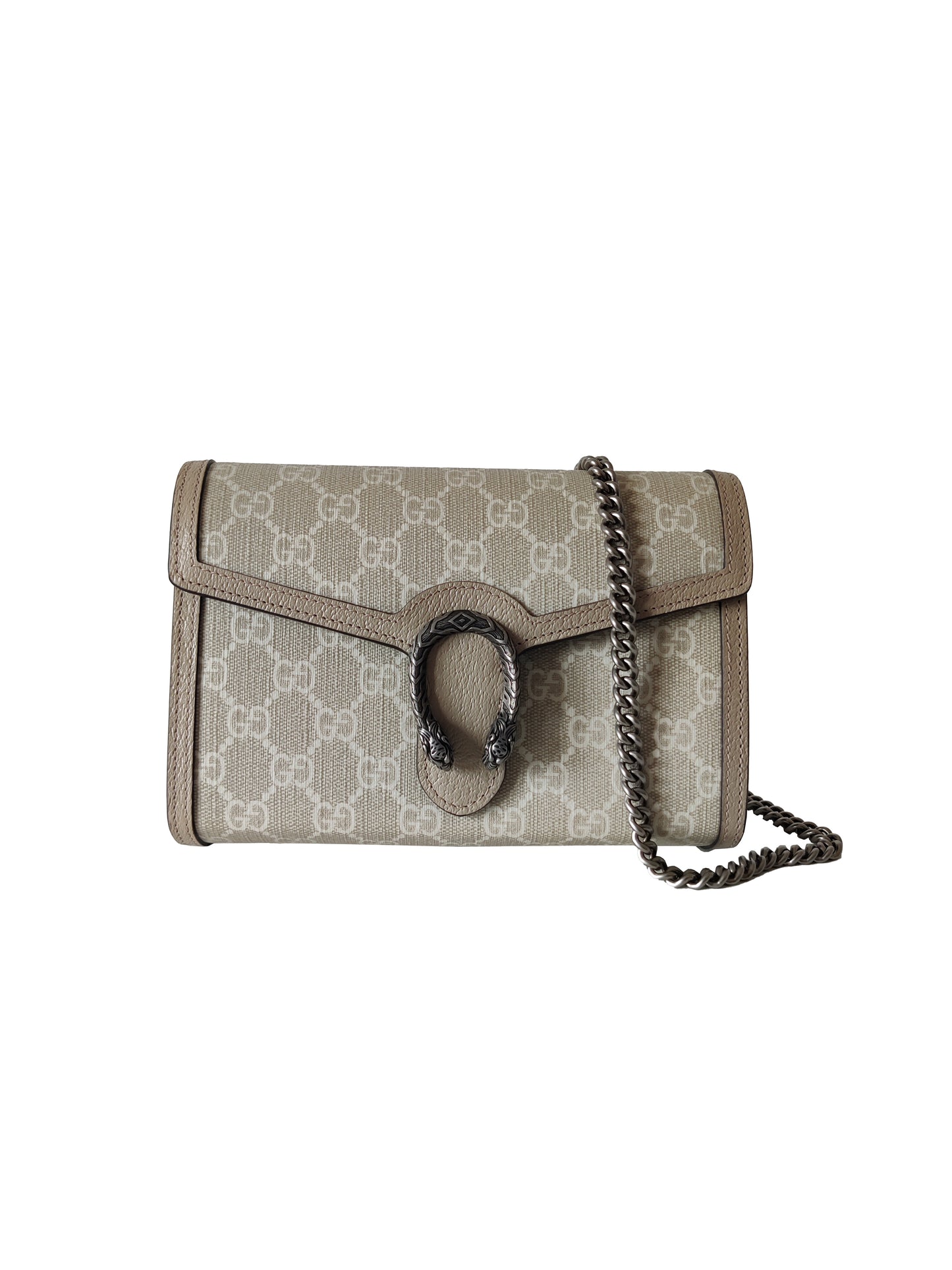 Gucci Dionysus GG Supreme Mini in Beige